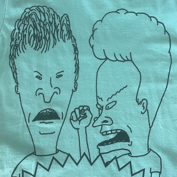 Nwt Beavis And Butthead Novelty Tee 